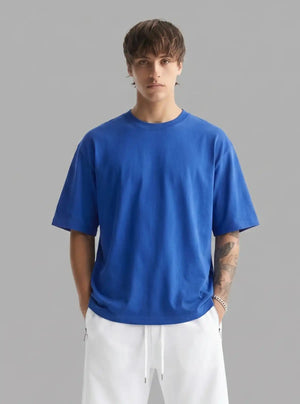 Promo Thread 220 GSM Cotton Oversized T-Shirts for Men | Premium Soft Fit Tee
