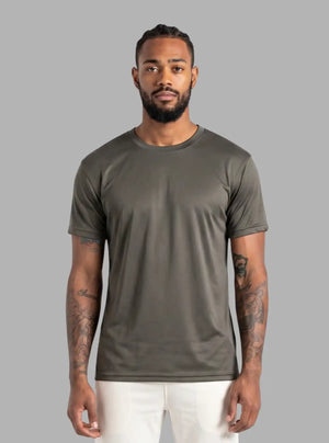 Promo Thread Saleena Dri Fit Polyester 160 GSM Round Neck T-Shirt for Men