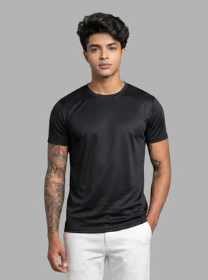 Promo Thread Dri Fit Polyester 110 GSM Round Neck T-Shirt for Men