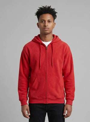 Promo Thread 320 GSM Fleece Cotton Zipper Hoodies for Men