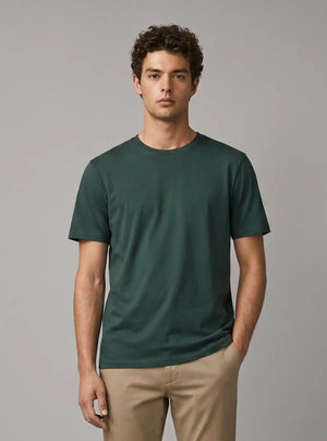Promo Thread 180 GSM Cotton Round Neck T-Shirts for Men | Regular Fit Soft Cotton Tee