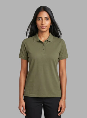 Promo Thread 240 GSM Cotton Polo T-Shirts for Women Soft Touch Premium Wear