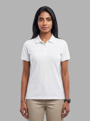 Promo Thread 240 GSM Cotton Polo T-Shirts for Women Soft Touch Premium Wear