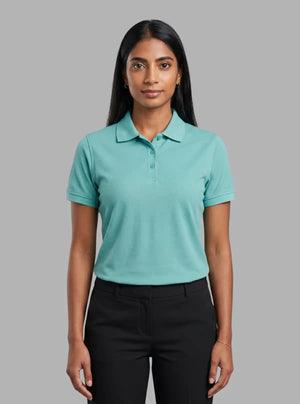 Promo Thread 240 GSM Cotton Polo T-Shirts for Women Soft Touch Premium Wear