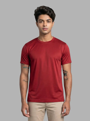Promo Thread Dri Fit Polyester 110 GSM Round Neck T-Shirt for Men