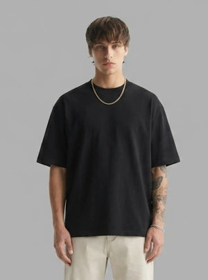 Promo Thread 220 GSM Cotton Oversized T-Shirts for Men | Premium Soft Fit Tee