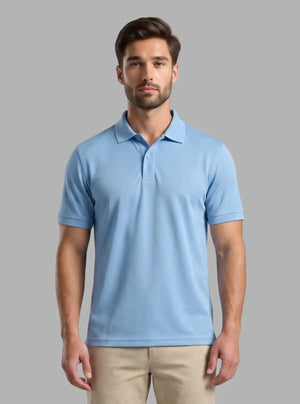 Promo Thread 240 GSM Cotton Polo T-Shirts for Men | Premium Regular Fit Cotton Polo