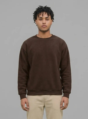 Promo Thread 320 GSM Fleece Cotton Round Neck Sweatshirt for Men