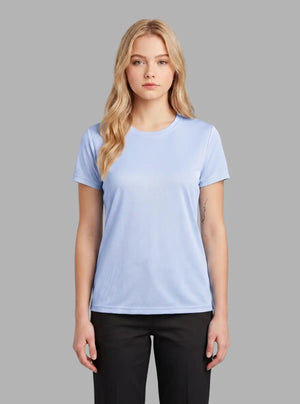 Promo Thread Saleena Dri Fit Round Neck 160 GSM Polyester T-Shirts for Women