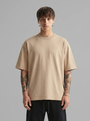 Promo Thread 220 GSM Cotton Oversized T-Shirts for Men | Premium Soft Fit Tee
