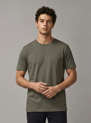 Promo Thread 180 GSM Cotton Round Neck T-Shirts for Men | Regular Fit Soft Cotton Tee
