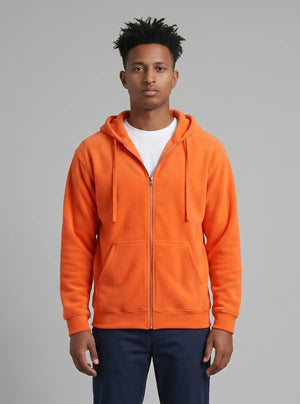 Promo Thread 320 GSM Fleece Cotton Zipper Hoodies for Men