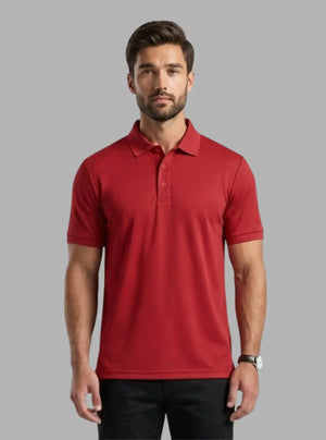 Promo Thread 240 GSM Cotton Polo T-Shirts for Men | Premium Regular Fit Cotton Polo