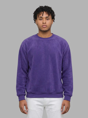 Promo Thread 320 GSM Fleece Cotton Round Neck Sweatshirt for Men