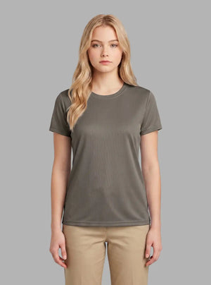 Promo Thread Saleena Dri Fit Round Neck 160 GSM Polyester T-Shirts for Women