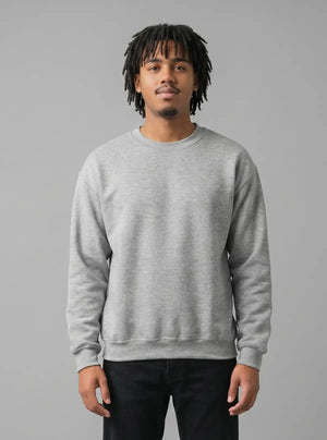 Promo Thread 320 GSM Fleece Cotton Round Neck Sweatshirt for Men