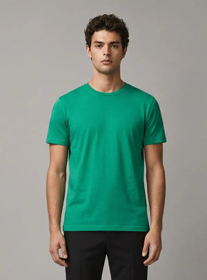 Promo Thread 180 GSM Cotton Round Neck T-Shirts for Men | Regular Fit Soft Cotton Tee