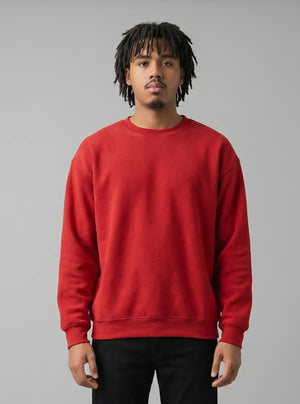 Promo Thread 320 GSM Fleece Cotton Round Neck Sweatshirt for Men