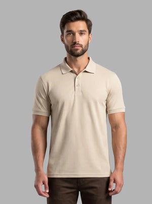 Promo Thread 240 GSM Cotton Polo T-Shirts for Men | Premium Regular Fit Cotton Polo