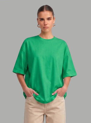 Promo Thread 220 GSM Cotton Oversized T-Shirts for Women | Premium Soft Fit Tee
