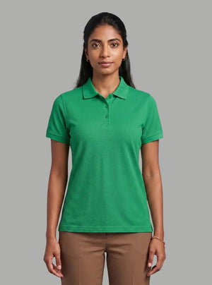 Promo Thread 240 GSM Cotton Polo T-Shirts for Women Soft Touch Premium Wear