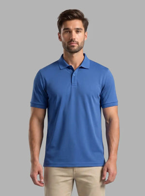 Promo Thread 240 GSM Cotton Polo T-Shirts for Men | Premium Regular Fit Cotton Polo