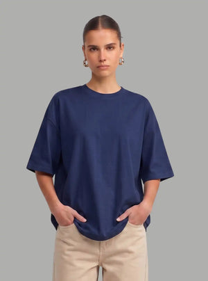 Promo Thread 220 GSM Cotton Oversized T-Shirts for Women | Premium Soft Fit Tee