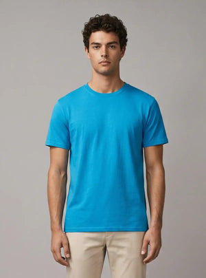 Promo Thread 180 GSM Cotton Round Neck T-Shirts for Men | Regular Fit Soft Cotton Tee