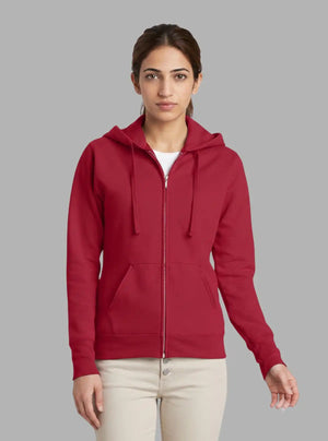 Promo Thread 320 GSM Fleece Cotton Zipper Hoodies for Women