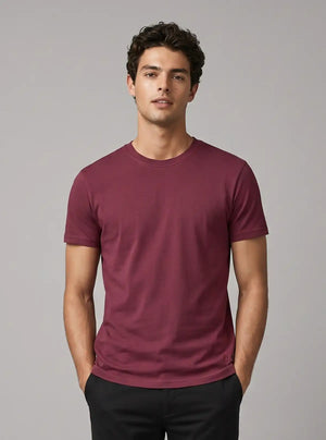 Promo Thread 180 GSM Cotton Round Neck T-Shirts for Men | Regular Fit Soft Cotton Tee