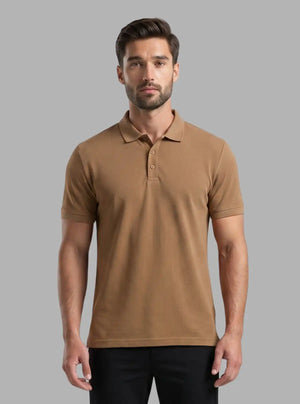 Promo Thread 240 GSM Cotton Polo T-Shirts for Men | Premium Regular Fit Cotton Polo
