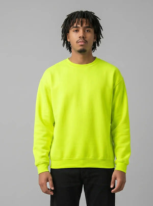 Promo Thread 320 GSM Fleece Cotton Round Neck Sweatshirt for Men