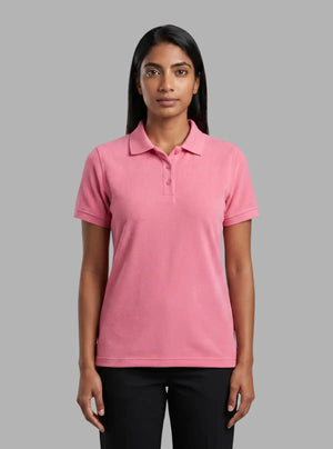 Promo Thread 240 GSM Cotton Polo T-Shirts for Women Soft Touch Premium Wear