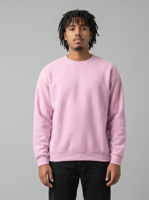 Promo Thread 320 GSM Fleece Cotton Round Neck Sweatshirt for Men