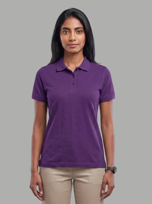Promo Thread 240 GSM Cotton Polo T-Shirts for Women Soft Touch Premium Wear