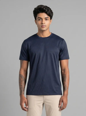 Promo Thread Dri Fit Polyester 110 GSM Round Neck T-Shirt for Men