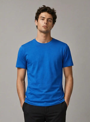 Promo Thread 180 GSM Cotton Round Neck T-Shirts for Men | Regular Fit Soft Cotton Tee