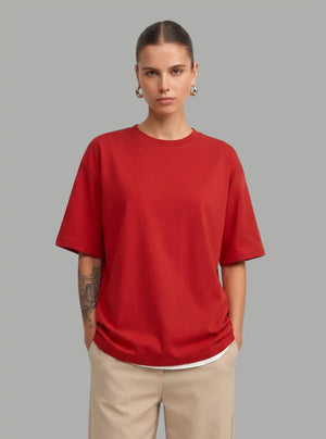 Promo Thread 220 GSM Cotton Oversized T-Shirts for Women | Premium Soft Fit Tee