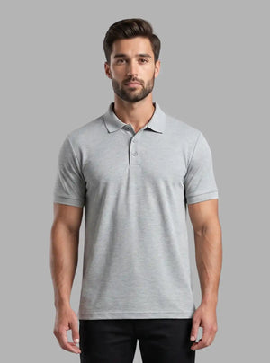 Promo Thread 240 GSM Cotton Polo T-Shirts for Men | Premium Regular Fit Cotton Polo
