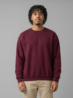 Promo Thread 320 GSM Fleece Cotton Round Neck Sweatshirt for Men